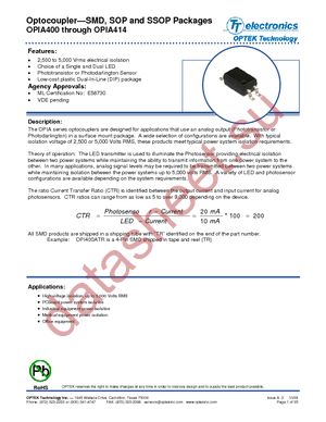 OPI1280-066 datasheet  